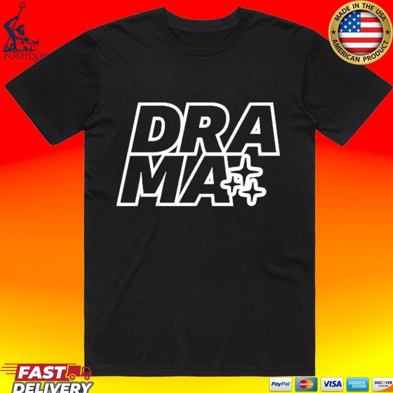 Drama Call Outline 3sta Stack T-shirt