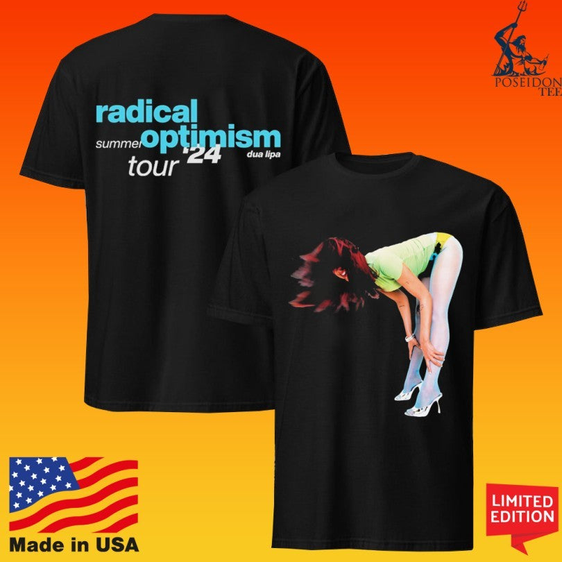 Dua Lipa Radical Optimism Black Summer ’24 Tour T-shirt