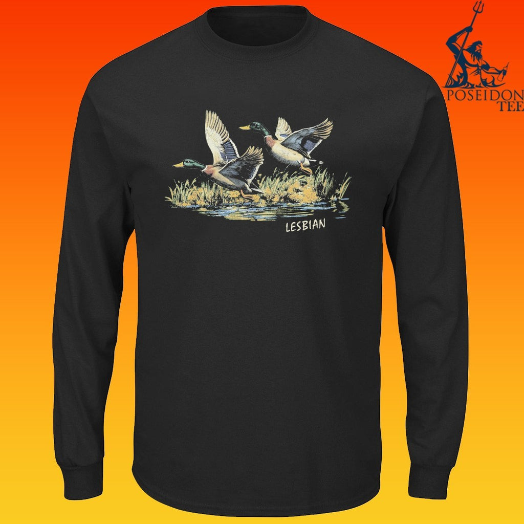 Ducks In Flight Lesbian T-shirt