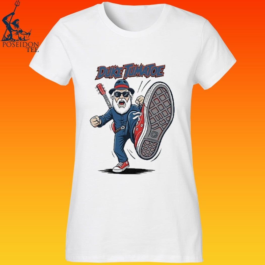 Duke Tumatoe Kicking Duke Kung Fu T-shirt