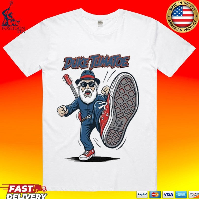 Duke Tumatoe Kicking Duke Kung Fu T-shirt
