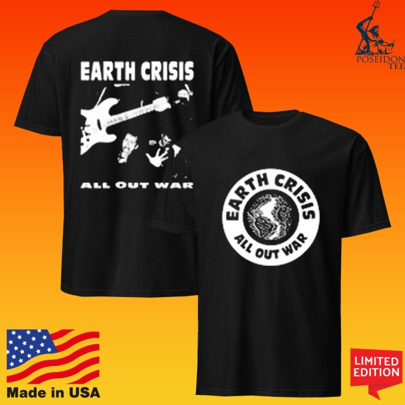 Earth Crisis 1992 All Out War T-shirt