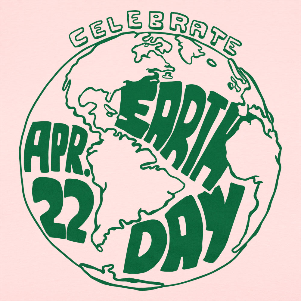 Celebrate Earth Day April 22 Globe Design