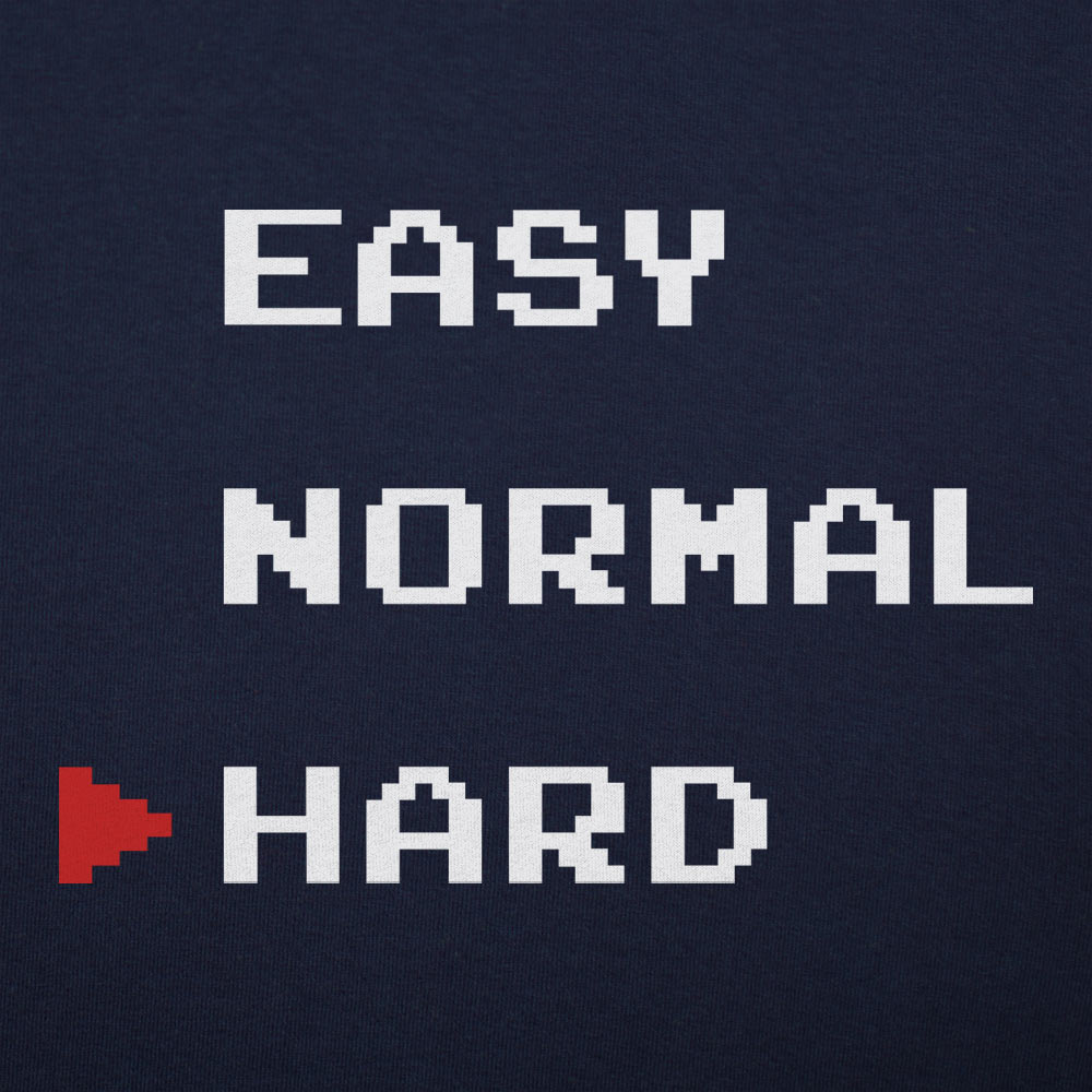Easy Normal Hard Video Game Difficulty Select Menu