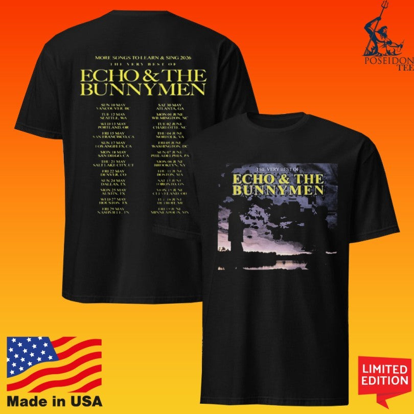 Echo & The Bunnymen June 19 2026 Minneapolis T-shirt