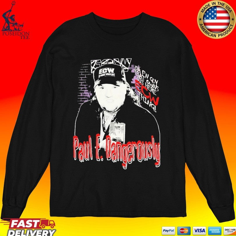 Ecw Paul Heyman Hardcore T-shirt