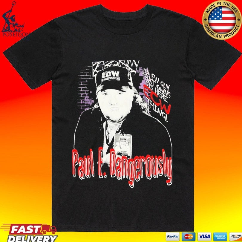 Ecw Paul Heyman Hardcore T-shirt