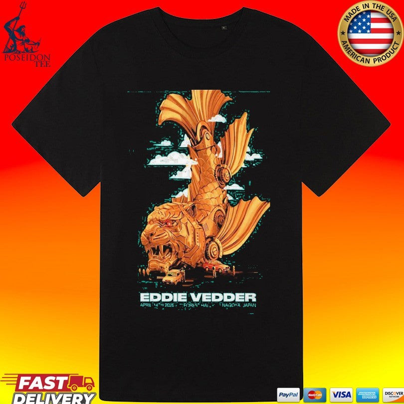 Eddie Vedder Apr 14 2026 Nagoya Japan T-shirt