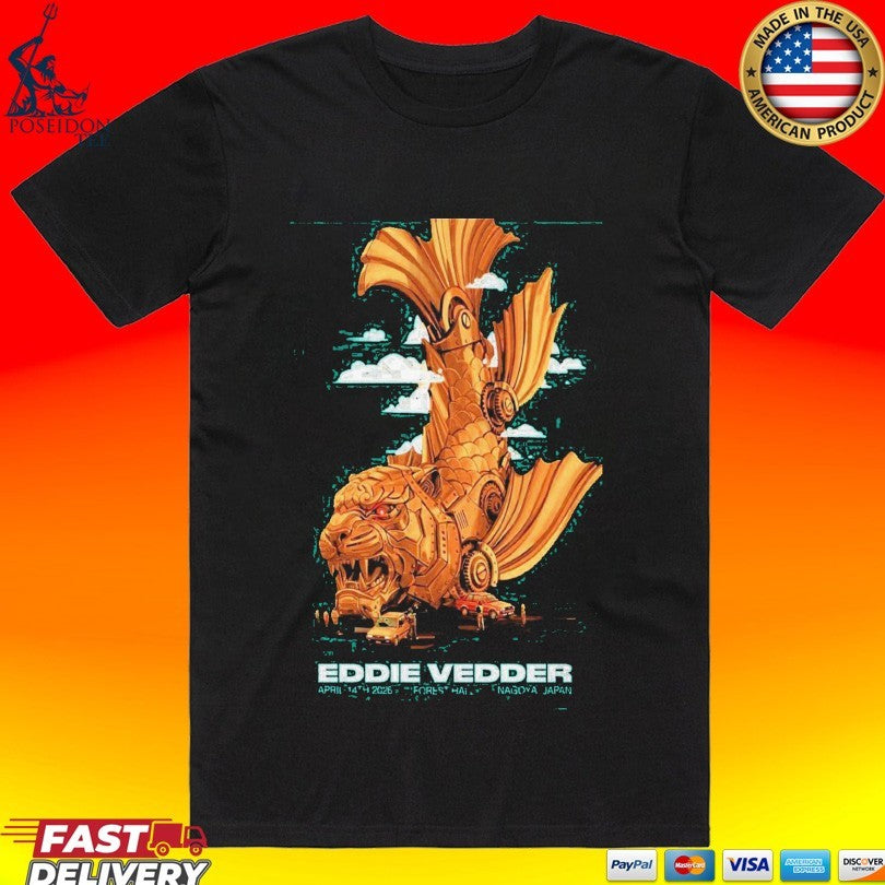 Eddie Vedder Apr 14 2026 Nagoya Japan T-shirt
