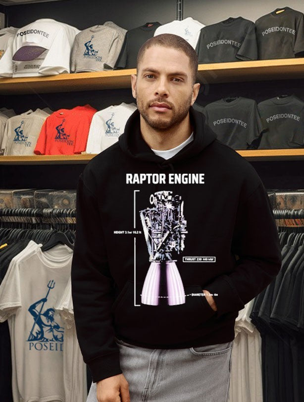 Elon Musk Raptor Engine T-shirt