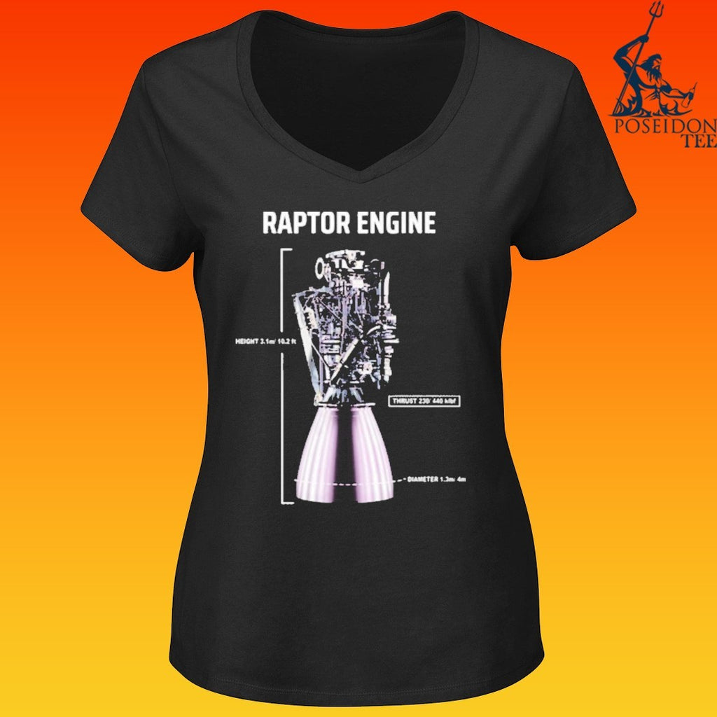 Elon Musk Raptor Engine T-shirt