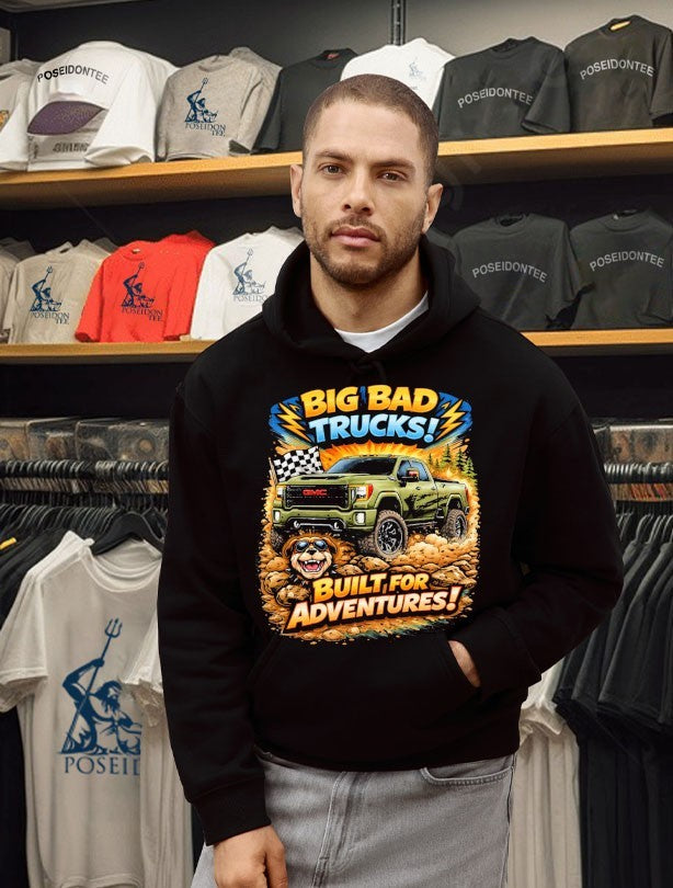 Enrforce Big Bad Trucks Built For Adventures T-shirt