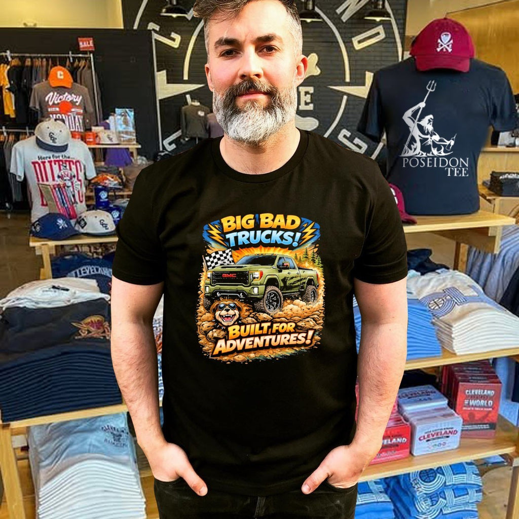 Enrforce Big Bad Trucks Built For Adventures T-shirt