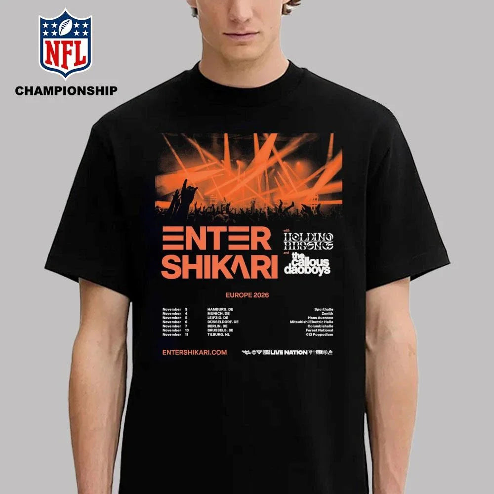 Enter Shikari Europe Tour 2026 Poster Shirt