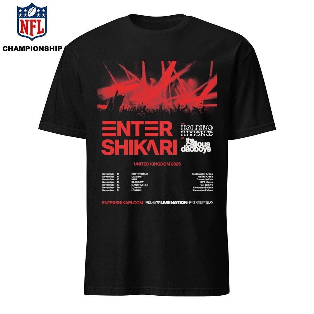 Enter Shikari United Kingdom Tour 2026 Poster Shirt