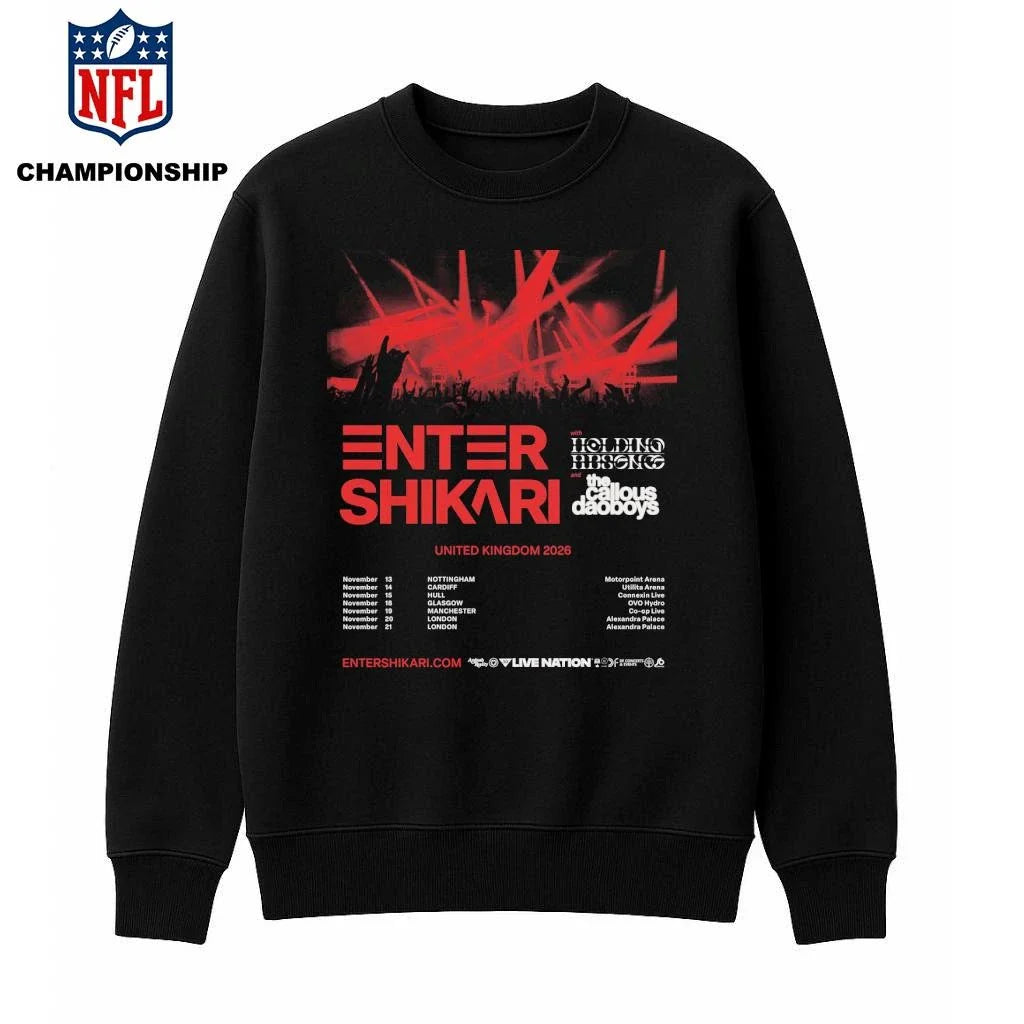 Enter Shikari United Kingdom Tour 2026 Poster Shirt