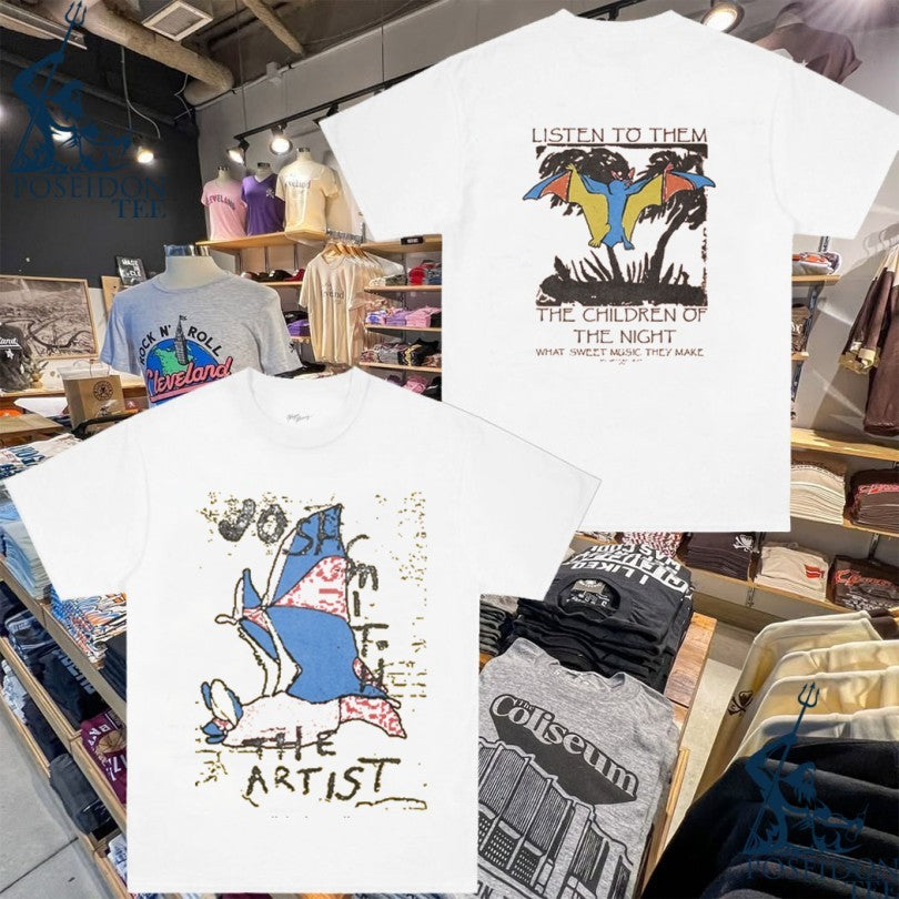 Enter The Night Gallery Josh Snifi The Artist Listen To Them The Children Of The Night Child T-shirt