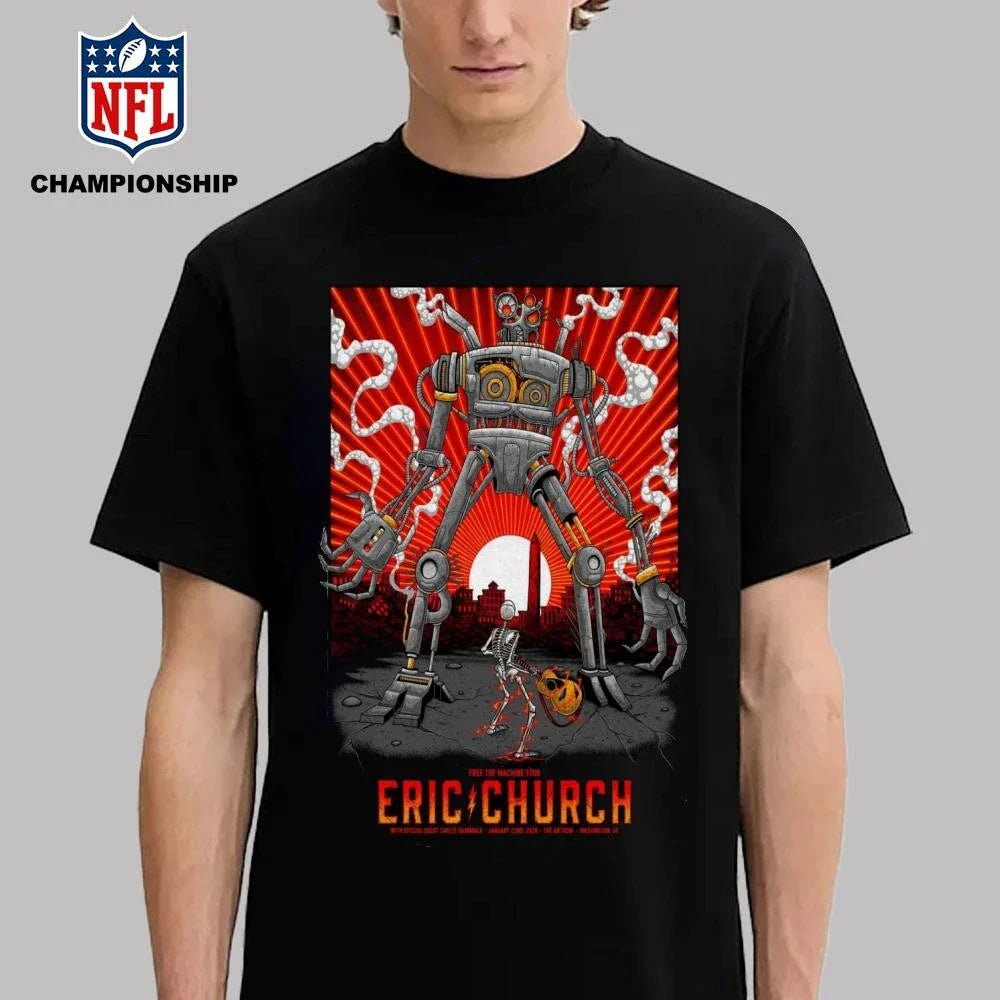 Eric Church Washington Jan 22 2026 Poster Shirt