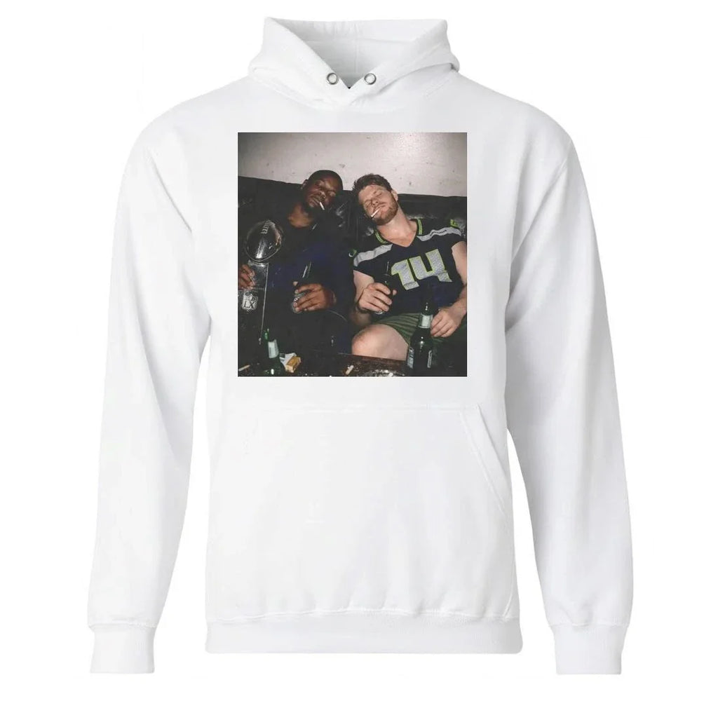 Ernest Jones and Sam Darnold Drinking and Smoking Shirt