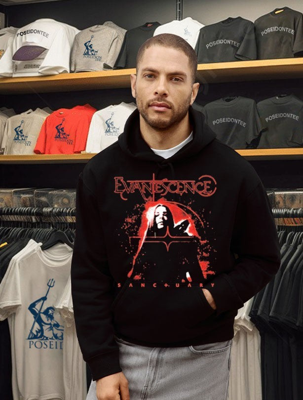 Evanescence Hi Contrast Red Sanctuary T-shirt