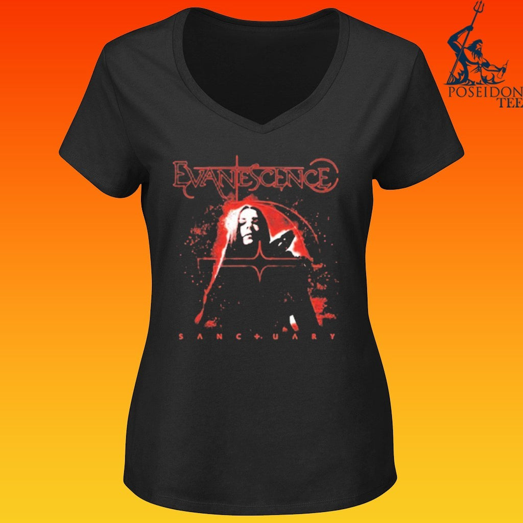 Evanescence Hi Contrast Red Sanctuary T-shirt