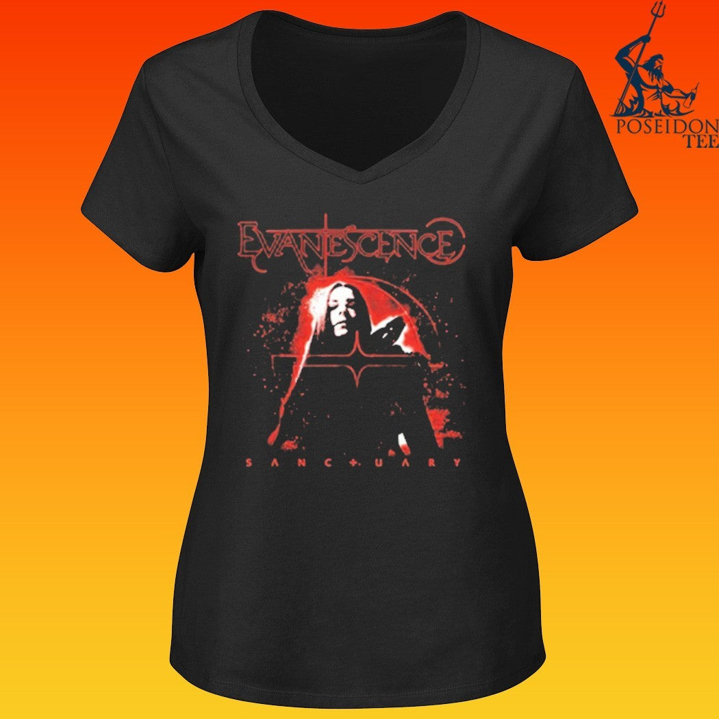 Evanescence Hi Contrast Red Sanctuary T-shirt