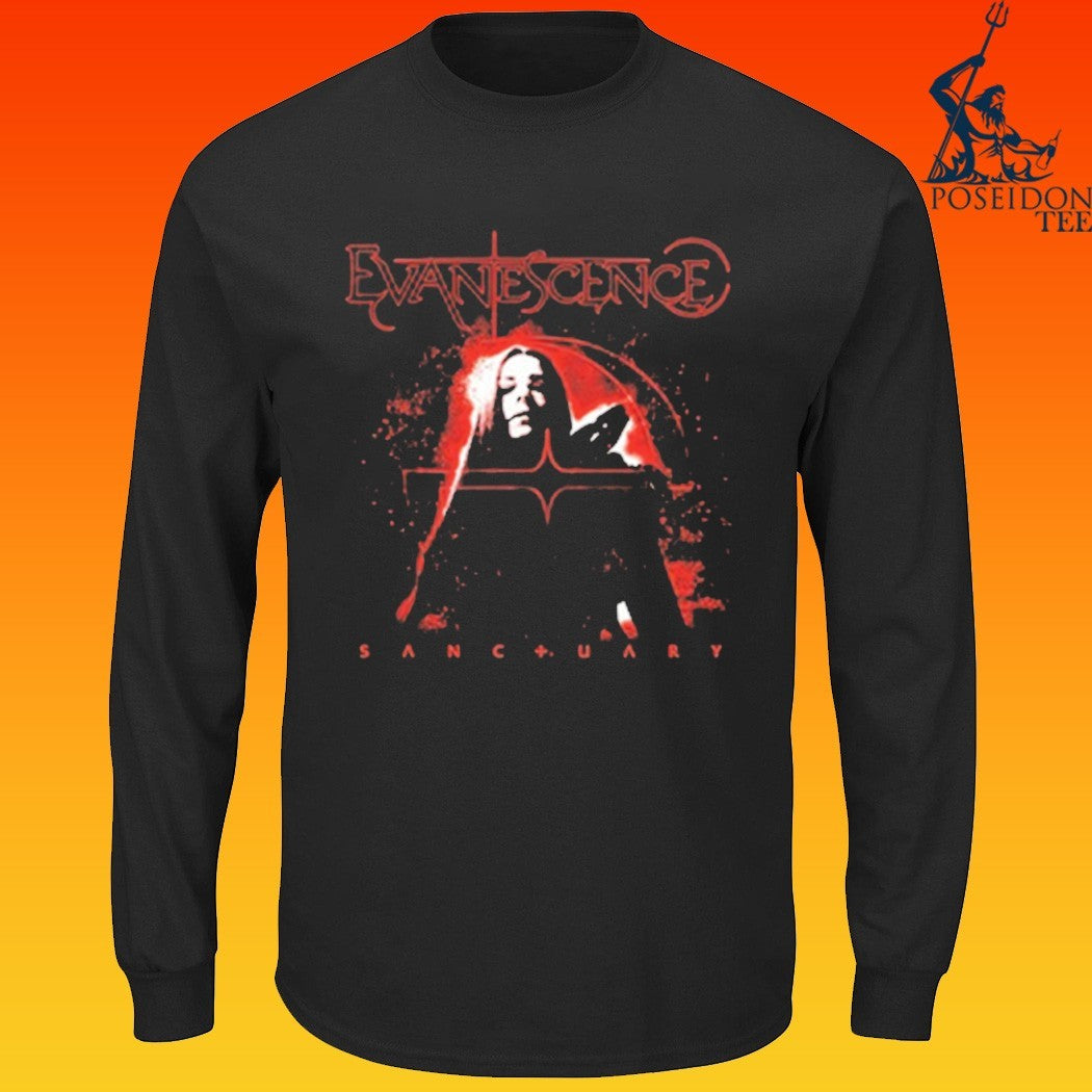 Evanescence Hi Contrast Red Sanctuary T-shirt