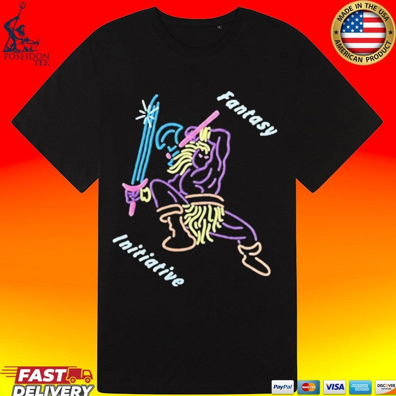 Fantasy Initiative Slash Puff Print T-shirt