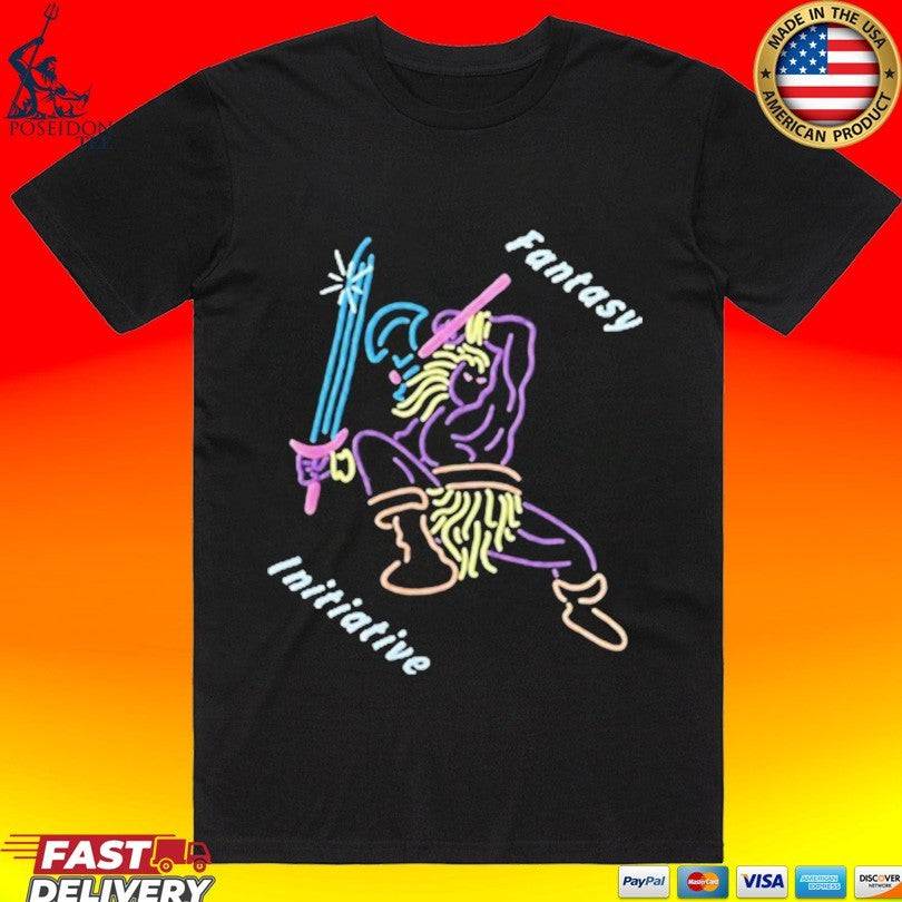 Fantasy Initiative Slash Puff Print T-shirt
