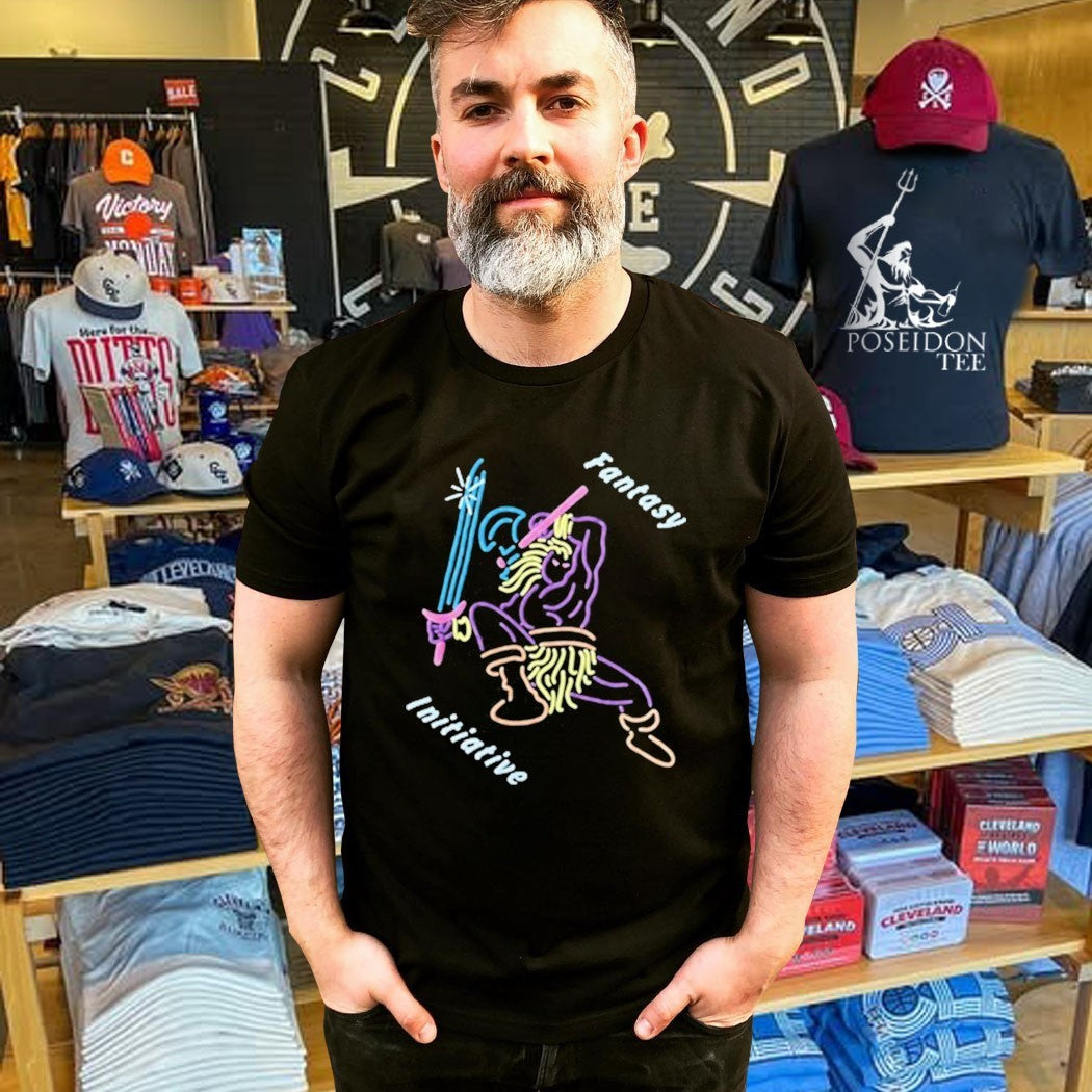 Fantasy Initiative Slash Puff Print T-shirt