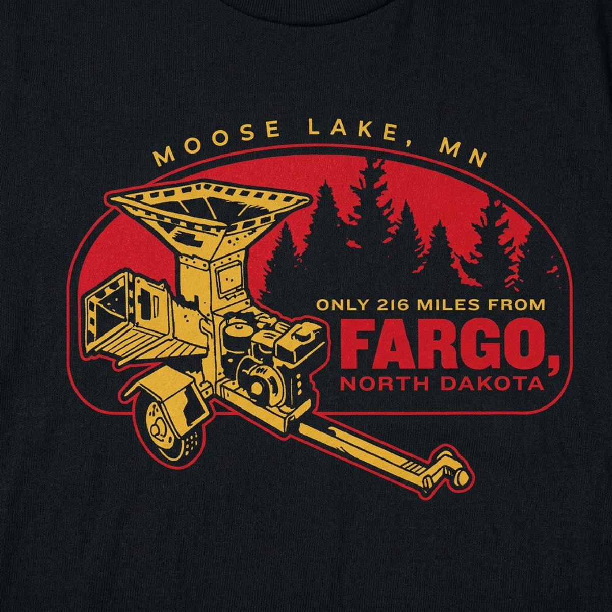 Fargo ND Wood Chipper Road Sign