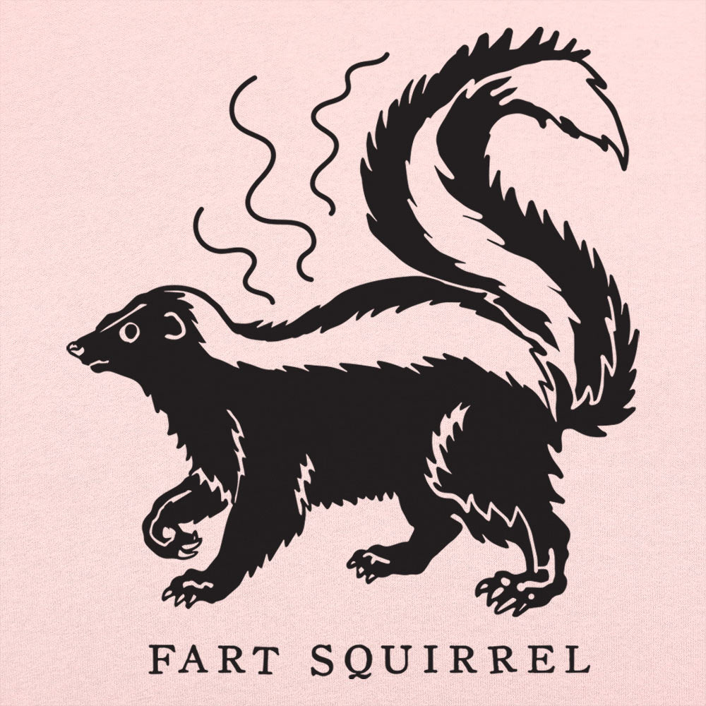 Fart Squirrel Stinky Skunk Cartoon
