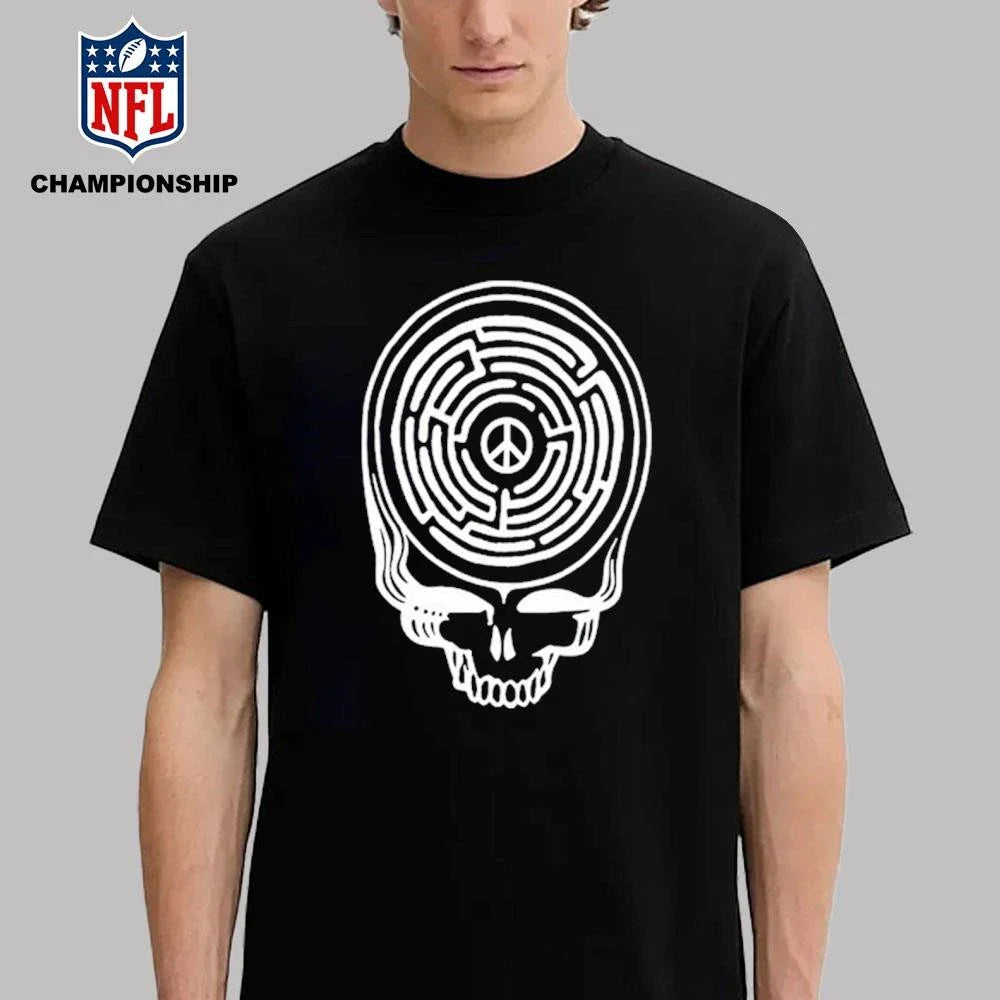Find Peace Black Cre Neck Shirt