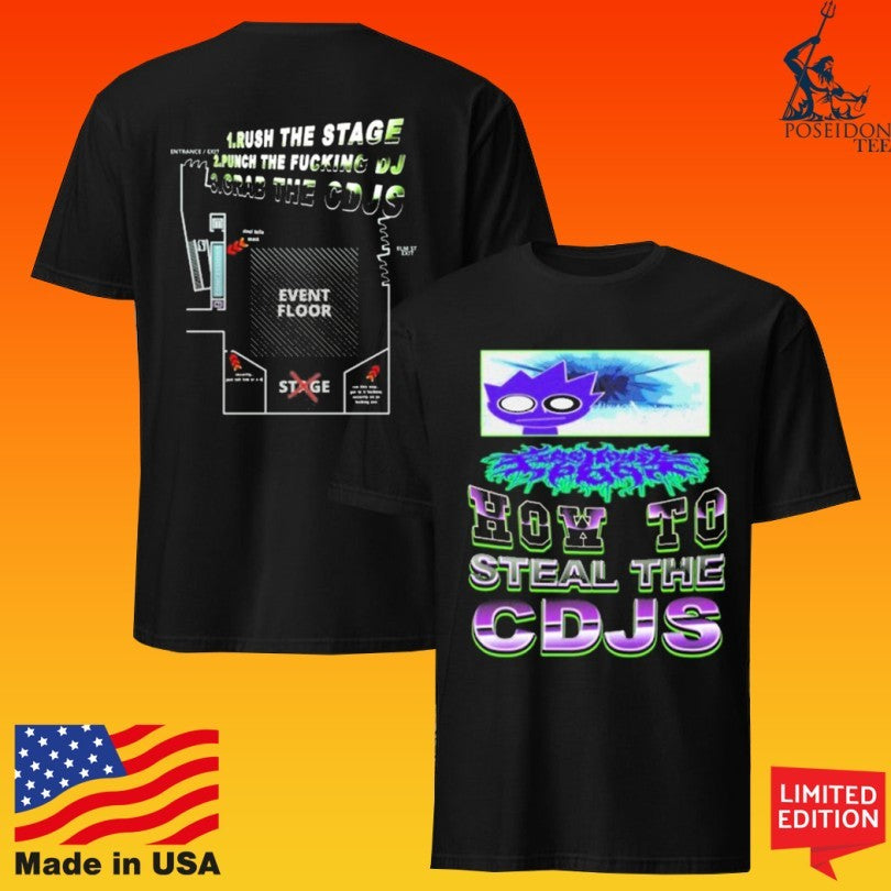 Firehouse 666 How To Steal The Cdjs T-shirt