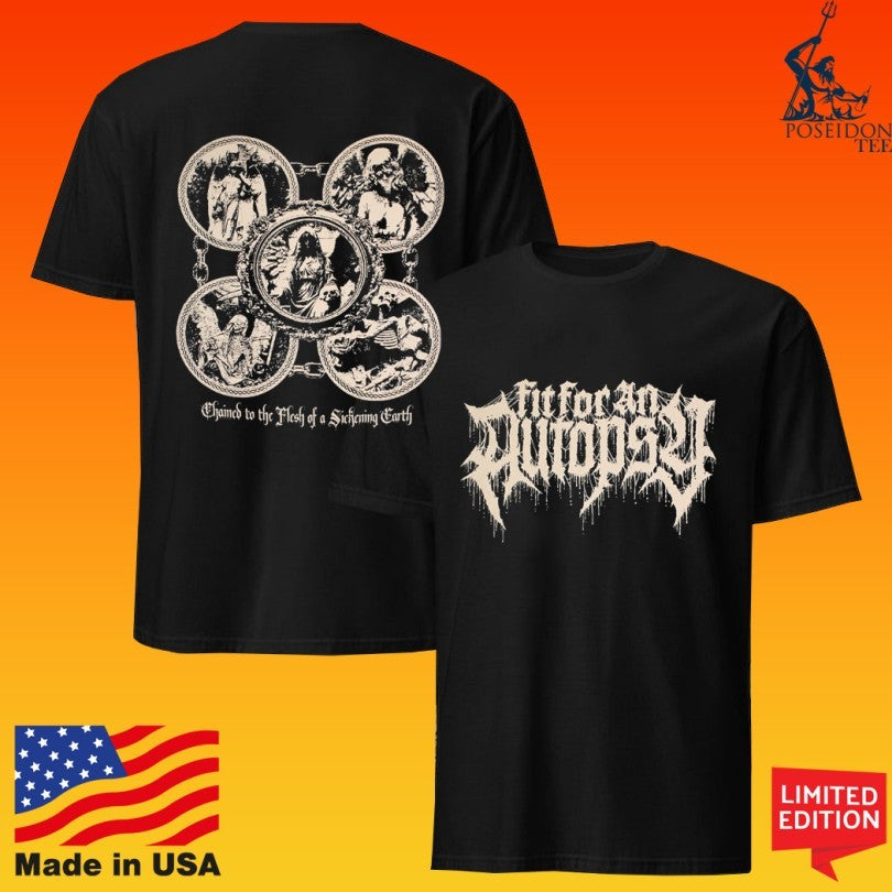 Fit For An Autopsy Chained To The Flesh Of A Sickening Earth T-shirt