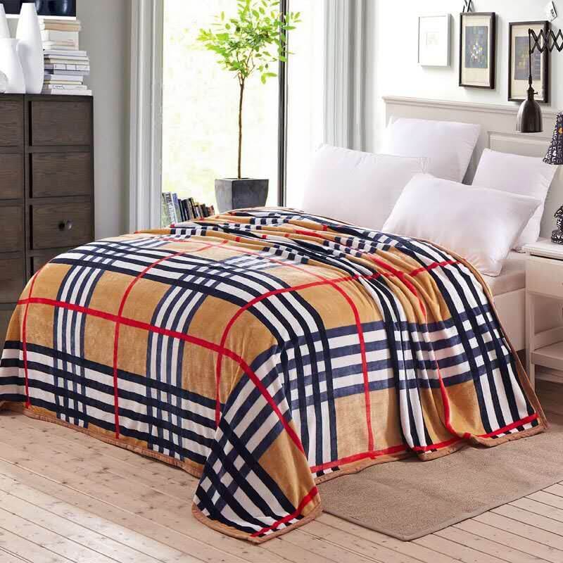 Flannel blanket for sofa and bed 490#