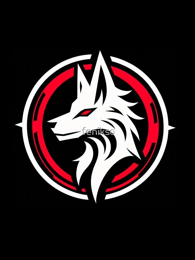 red wolf symbol (2) by MaciejCraft