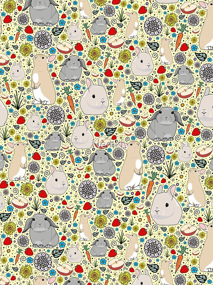 Rabbits in Yellow by Nemki