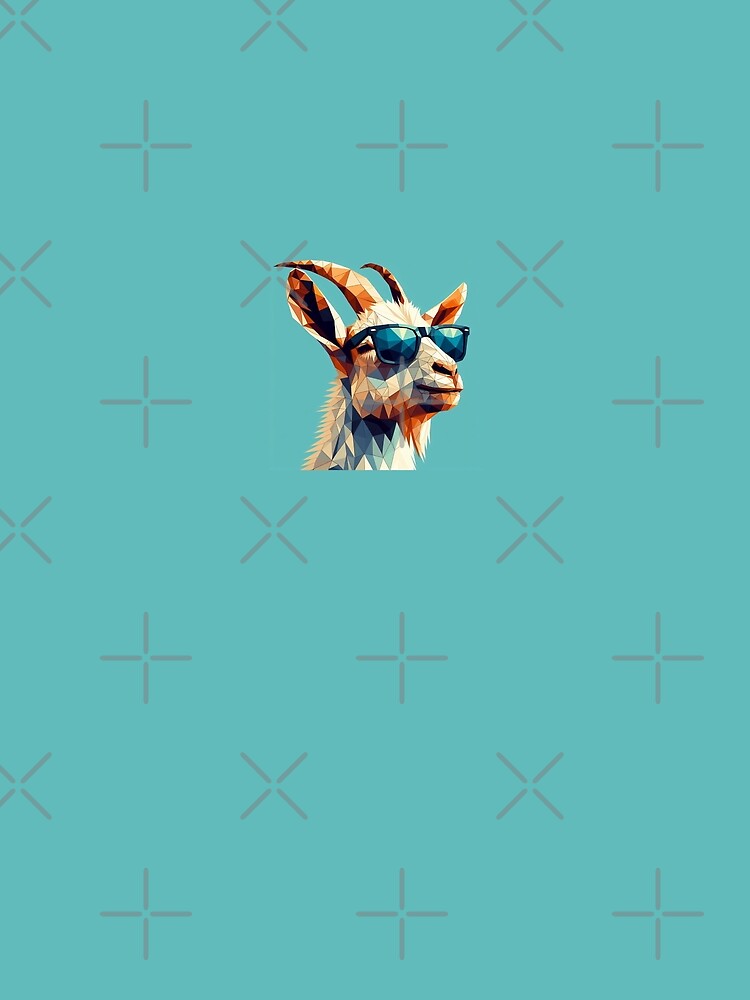 Low Poly Goat Pop Art by pseudosiren