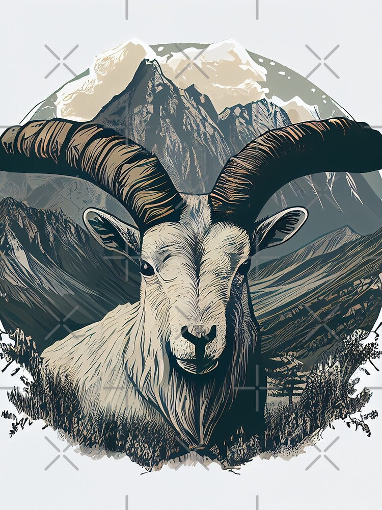 Rocky Ridge Mountain Goat by mcmtdesigns