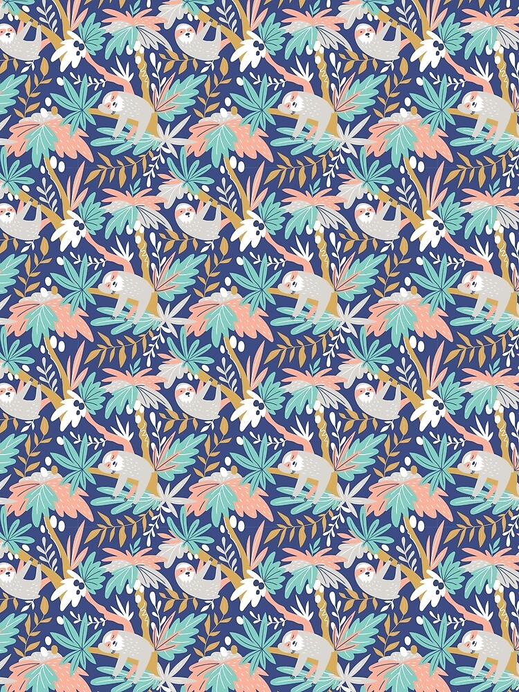 Cute Sloth Forest by ArtCreations79