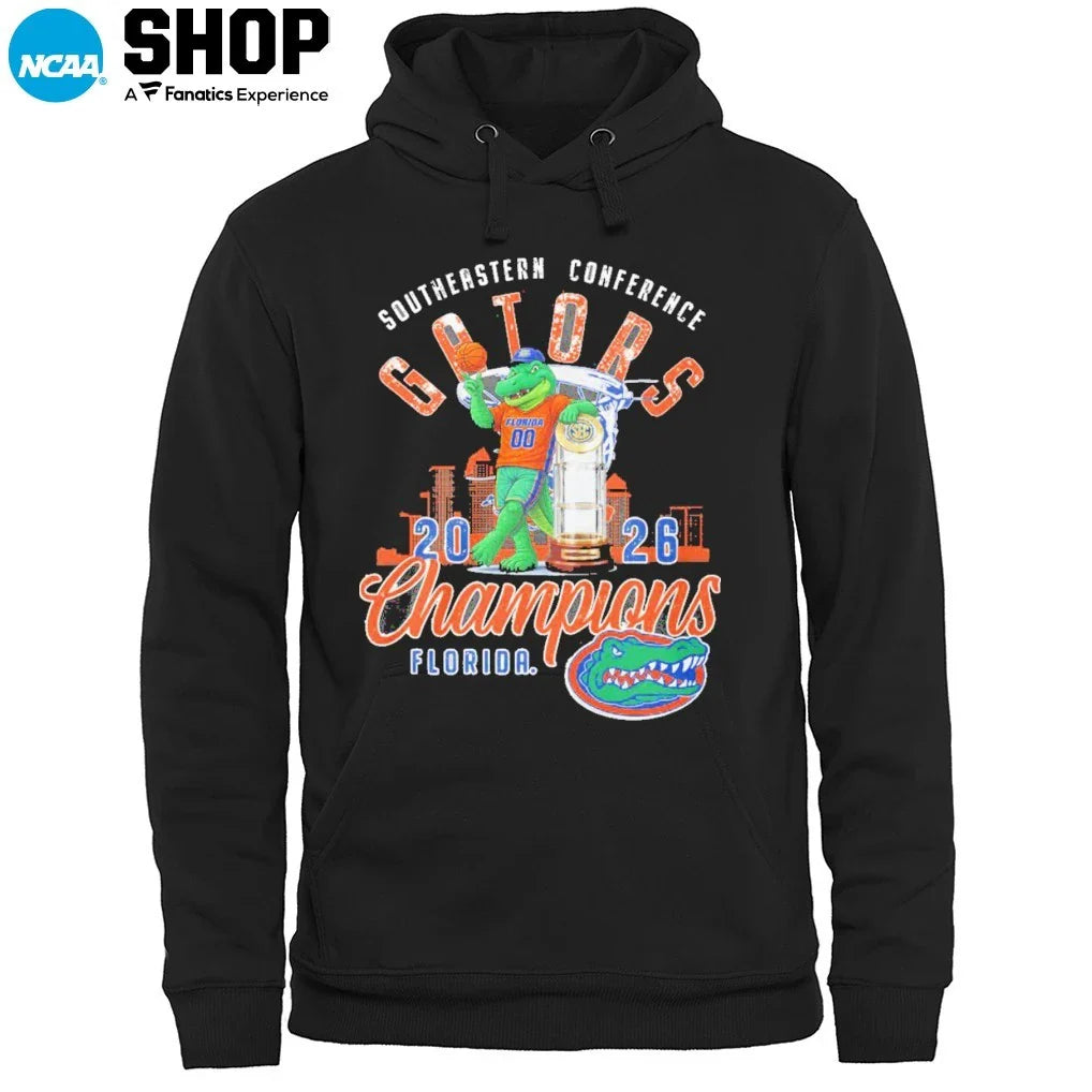 Florida Gators 2026 Southeastern Conference Champions Mascot T-Shirt