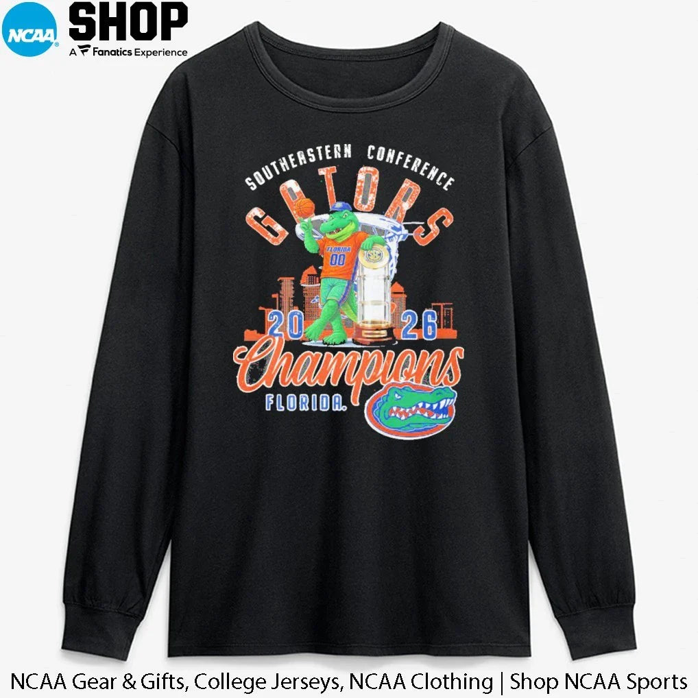 Florida Gators 2026 Southeastern Conference Champions Mascot T-Shirt