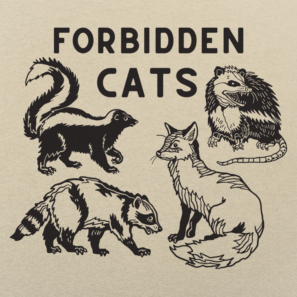 Forbidden Cats Skunk Fox Raccoon and Opossum
