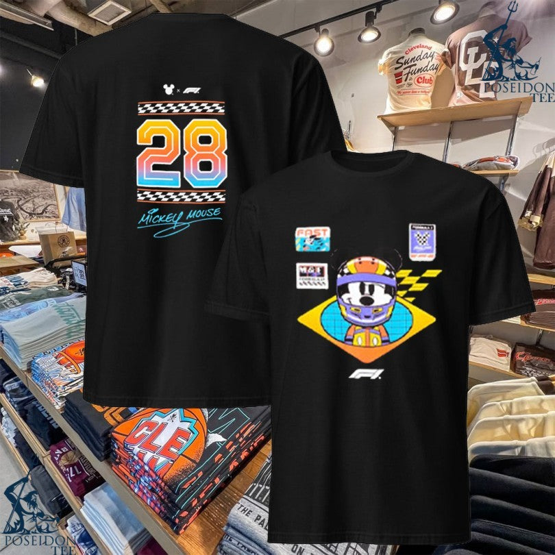Formula 1 X Disney Mickey Helmet T-shirt