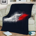 formula 1 smoky Fleece Throw Blanket