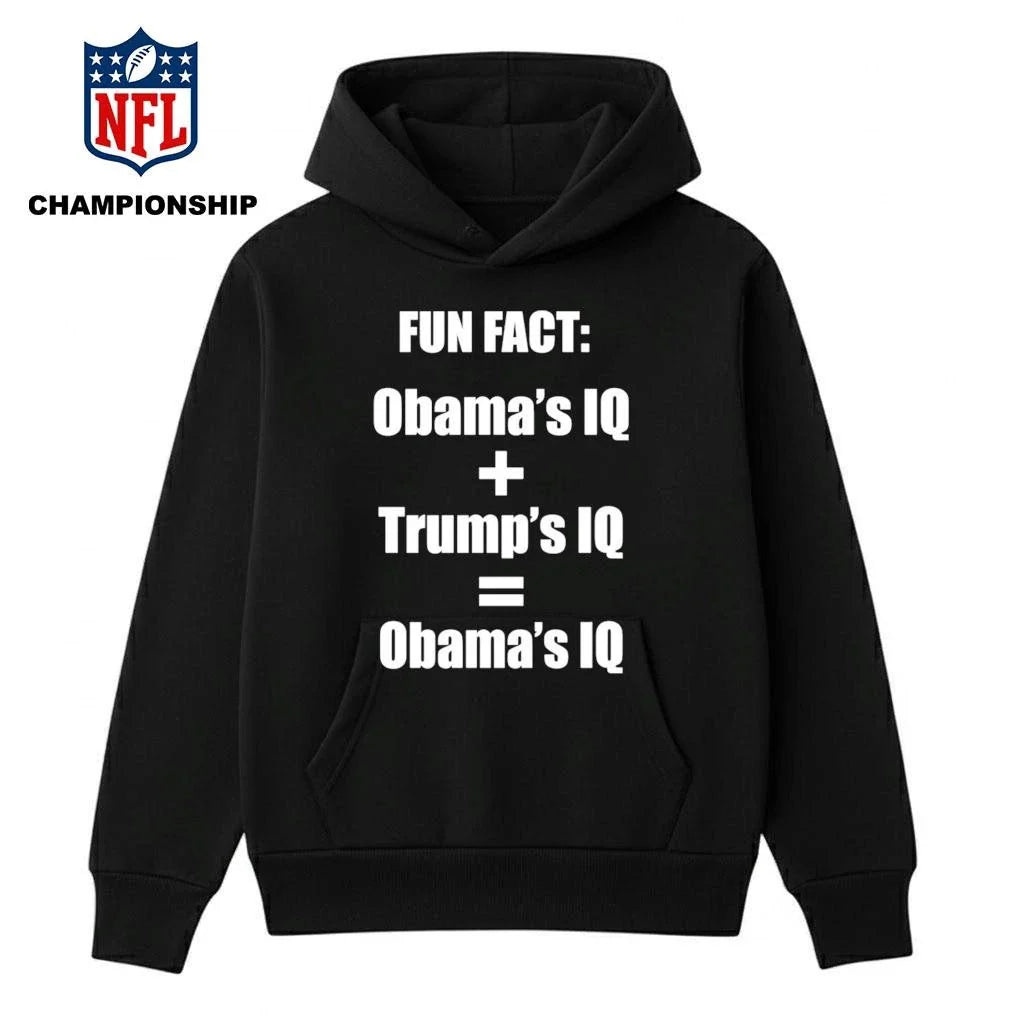 Fun Fact Obama And Trump IQ Shirt
