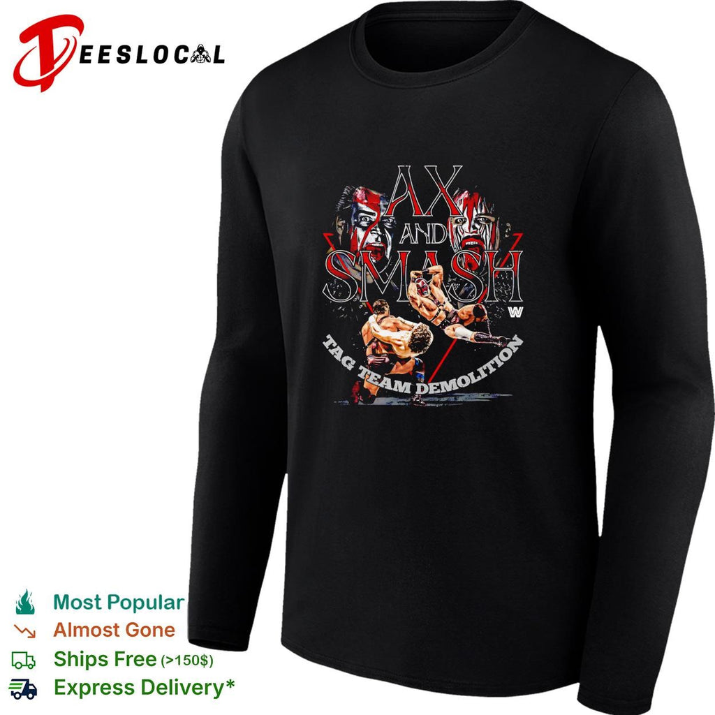 Demolition Ax and Smash wrestling duo poster shirt