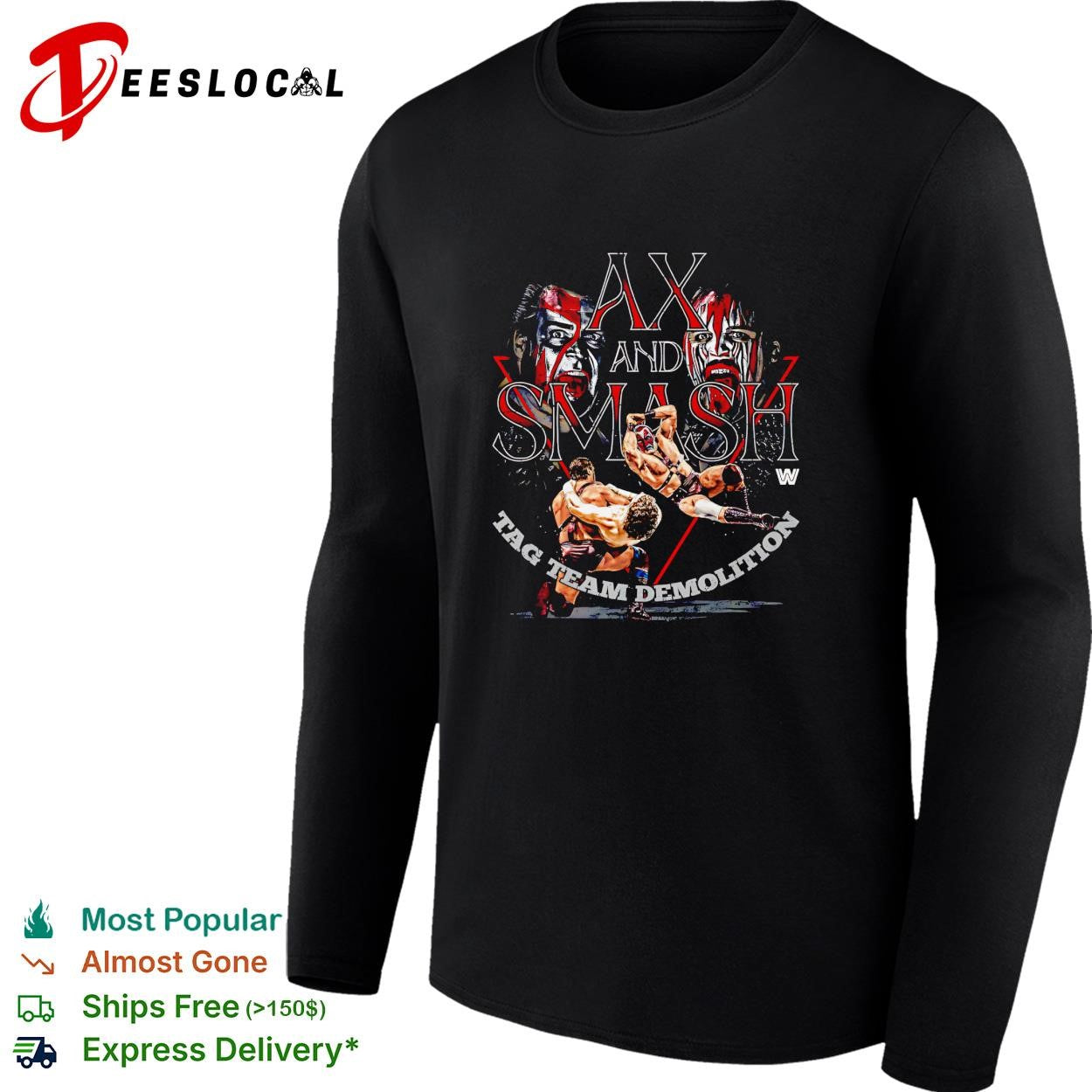 Demolition Ax and Smash wrestling duo poster shirt