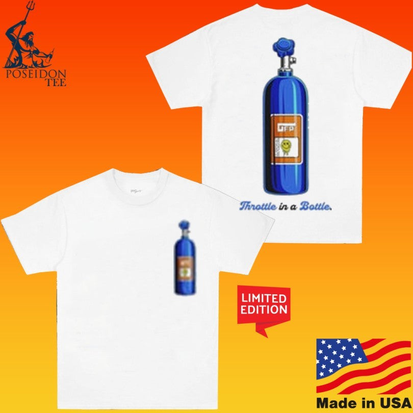 Gabe Farrell Productions Throttle In A Bottle T-shirt